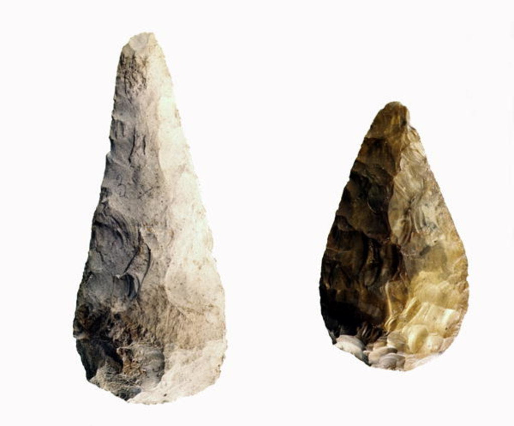 Detail of Two blades by Paleolithic Paleolithic
