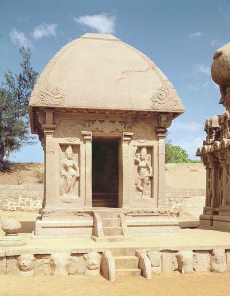 Detail of The Draupadi Ratha by Indian School