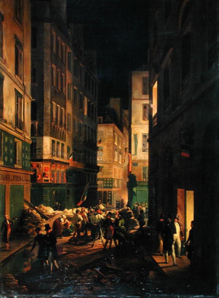 Detail of Arrival of Louis-Philippe at the Palais-Royal, 30th July 1830, after a painting by Horace Vernet, 1836 by Jean-Baptiste-Prudent Carbillet