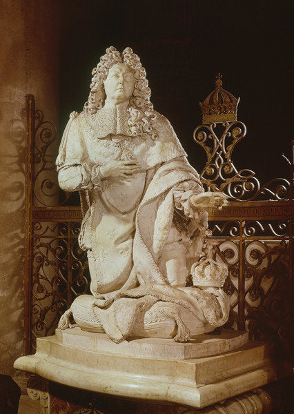 Detail of The Vow of Louis XIII detail of Louis XIV 1715 by Antoine Coysevox