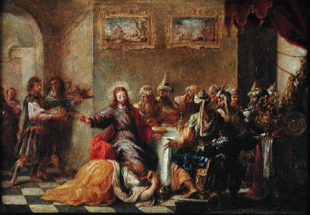 Detail of Christ in the House of Simon the Pharisee, 1660 by Juan de Valdes Leal