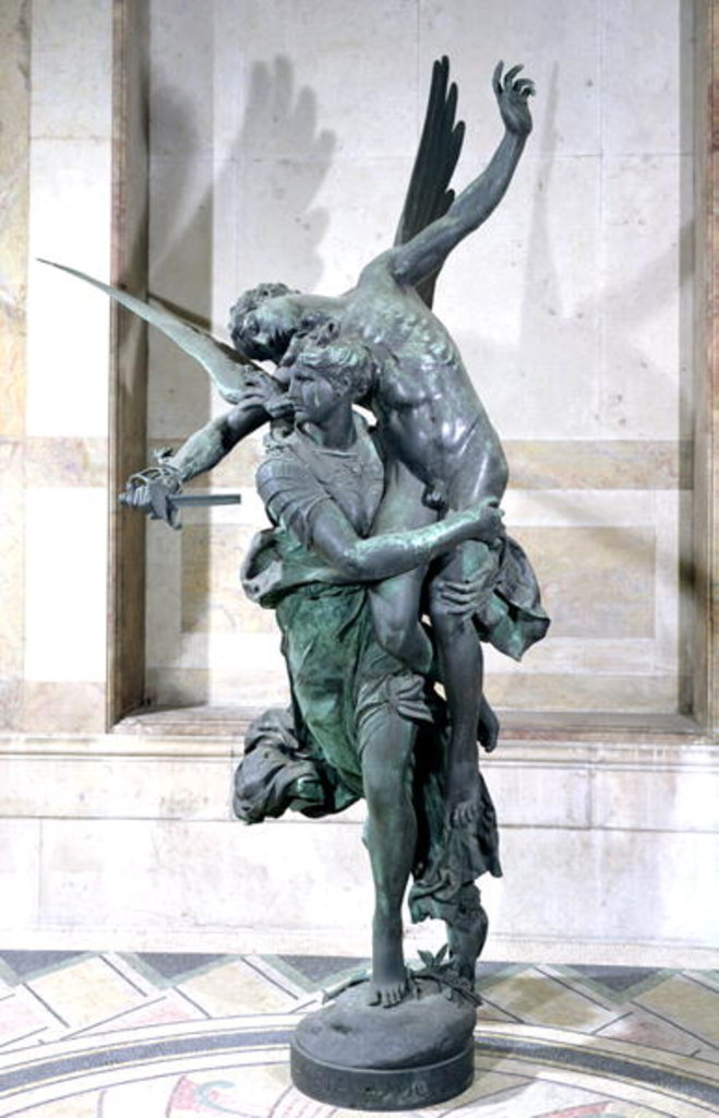 Detail of Gloria Victis, 1874 by Marius Jean Antonin Mercie