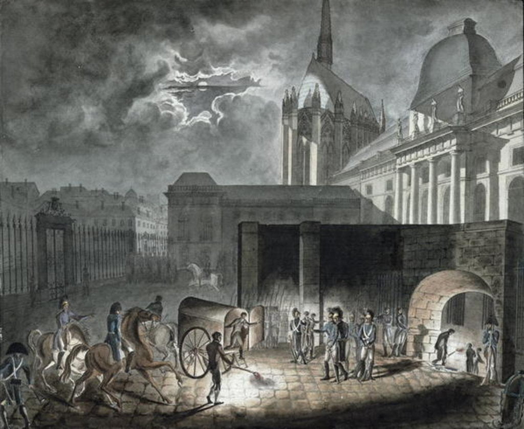 Detail of Transferring Prisoners to the Conciergerie, 26th May 1804 by Armand de Polignac