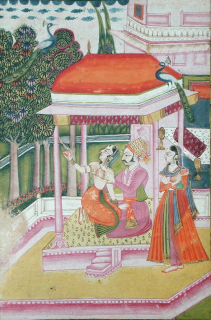 Detail of Ramakali Ragini by Indian School