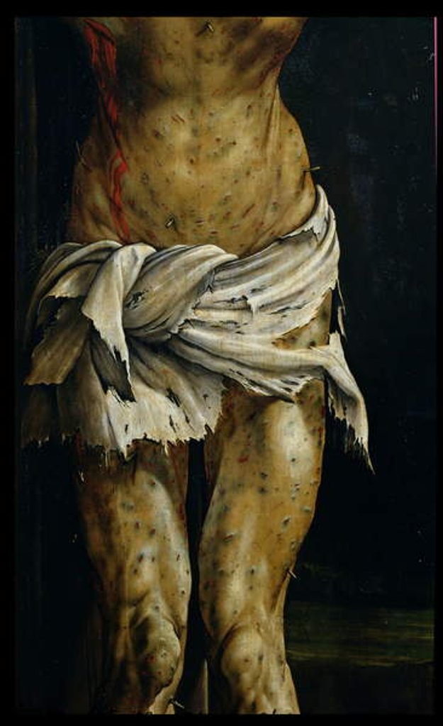 Detail of The Crucifixion from the Isenheim Altarpiece by Matthias Grunewald