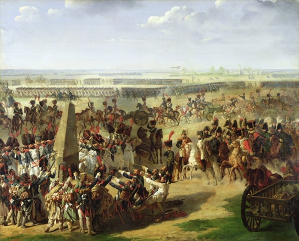 Detail of The French Army Pulling Down the Rosbach Column, 18th October 1806, 1810 by Pierre Antoine Augustin Vafflard