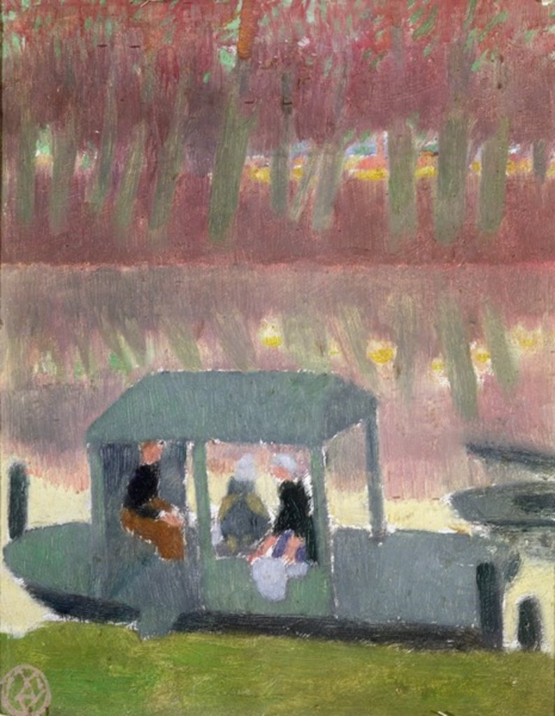 Detail of The Bateau-Lavoir at Port-Marly, 1890 by Maurice Denis