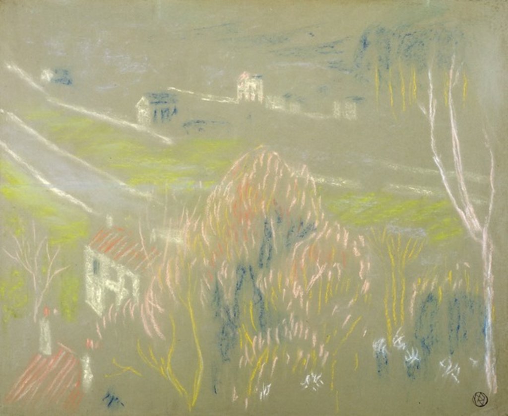 Detail of The Bottom of the Valley between Saint-Germain and Mareil, 1894 by Maurice Denis