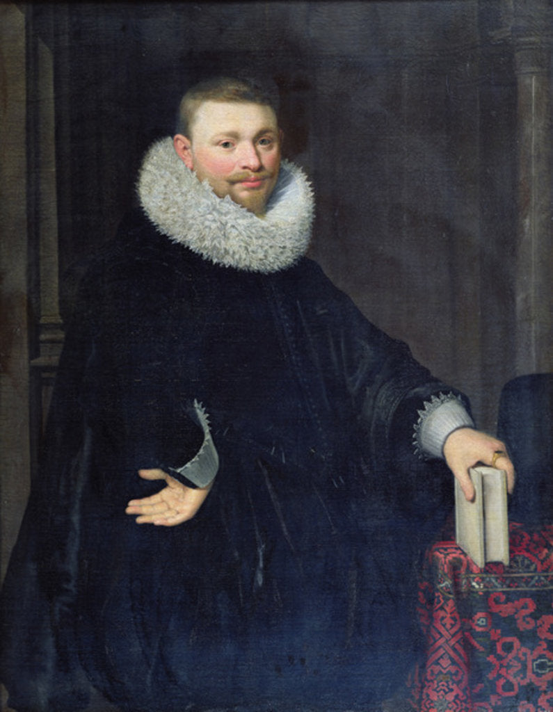 Detail of Vrijdags van Vollenhoven the Younger, 1620 by Jan Anthonisz. van Ravesteyn