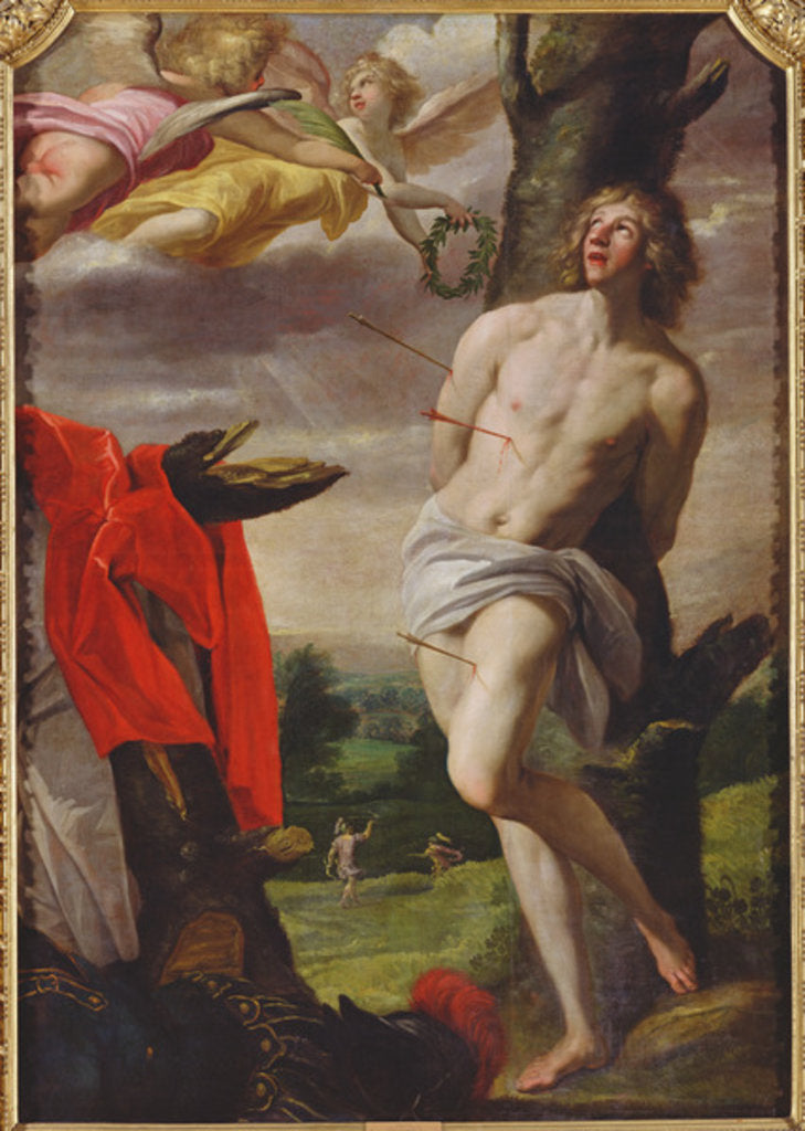 Detail of The Martyrdom of St. Sebastian, 1624 by Horace Leblanc