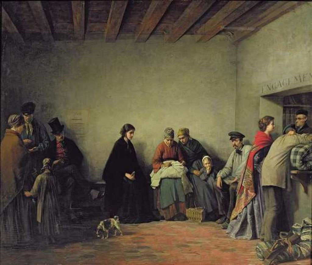 Detail of The Mont-de-Piete by Ferdinand Heilbuth