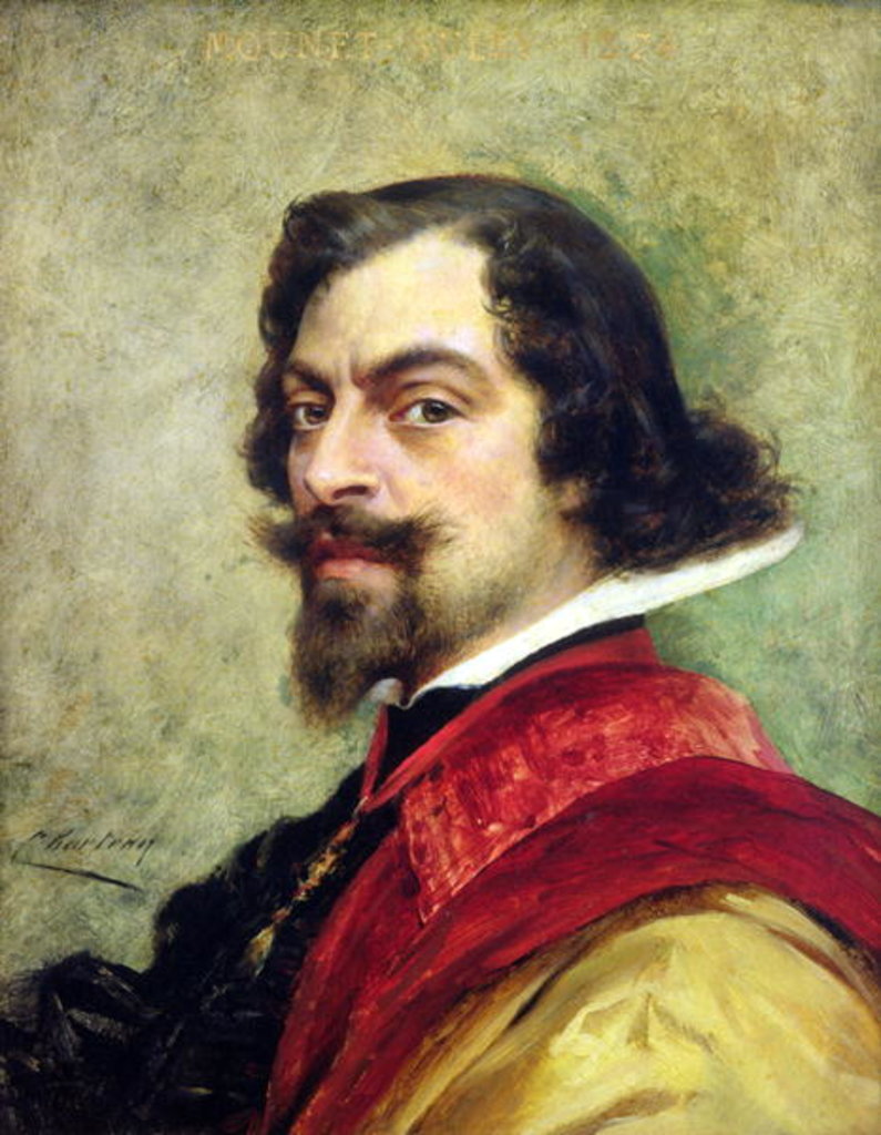 Detail of Portrait of Mounet-Sully by Theobald Chartran