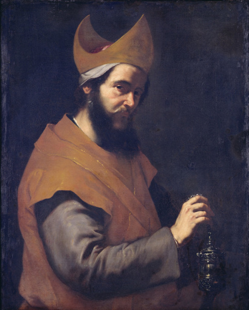 Detail of St. Zacharias, 1634 by Jusepe de Ribera