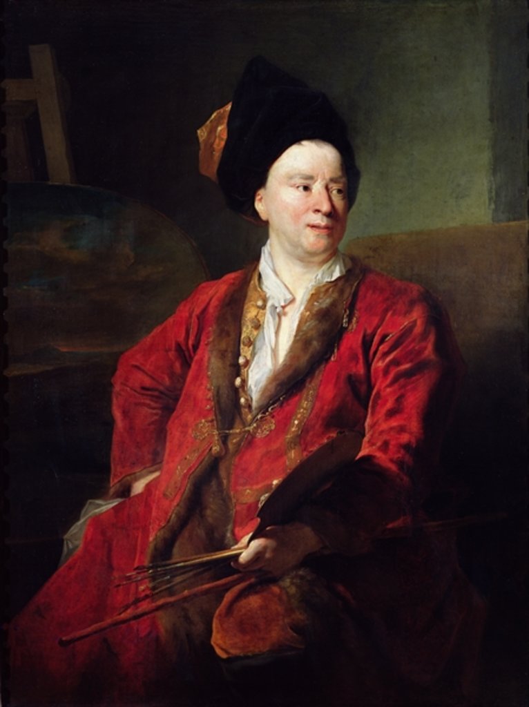 Detail of Portrait of Jean Baptiste Forest 1704 by Nicolas de Largilliere