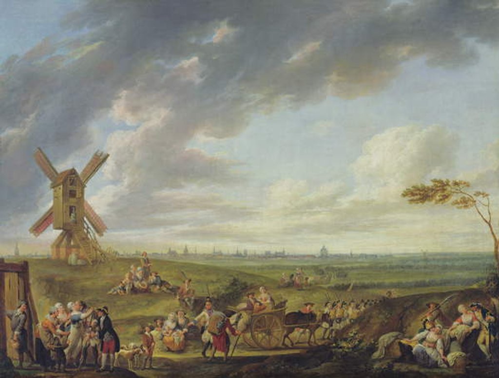 Detail of Reception of a Soldier Returning Home, 1774 by Louis Joseph Watteau