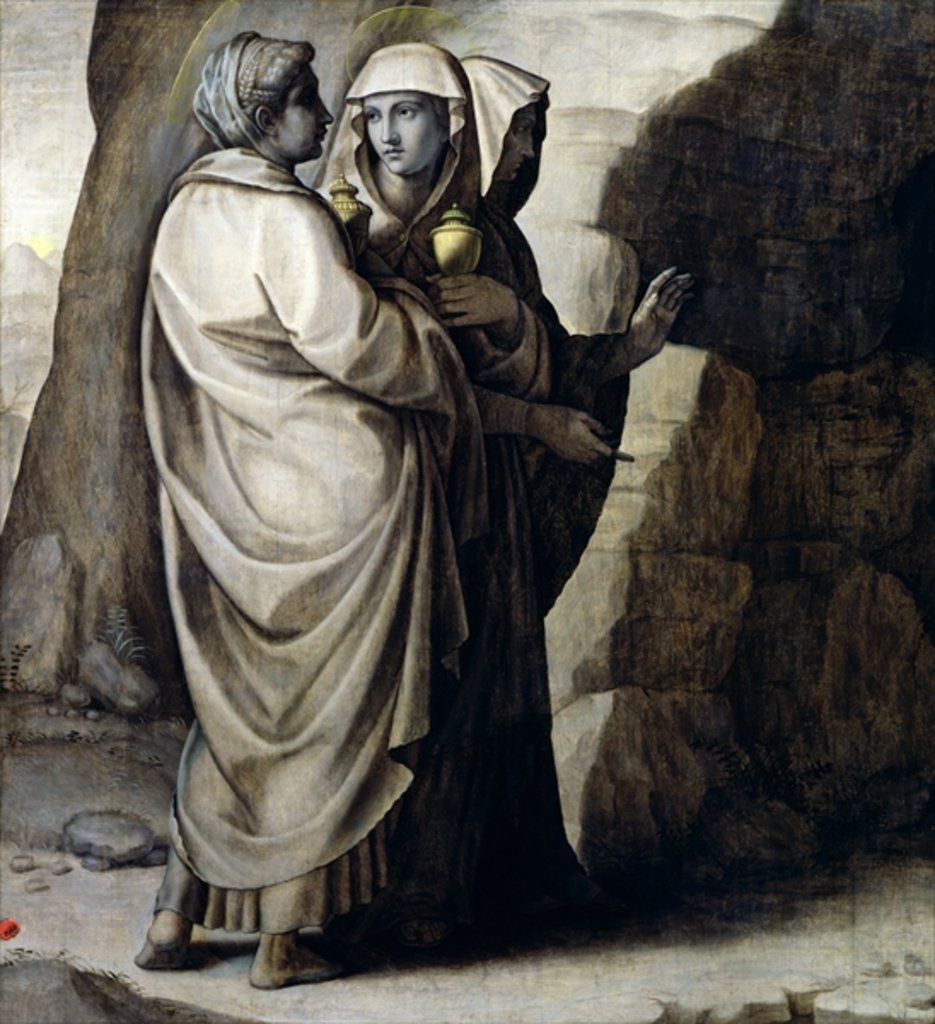 Detail of The Holy Women at the Tomb by Ridolfo Il Ghirlandaio