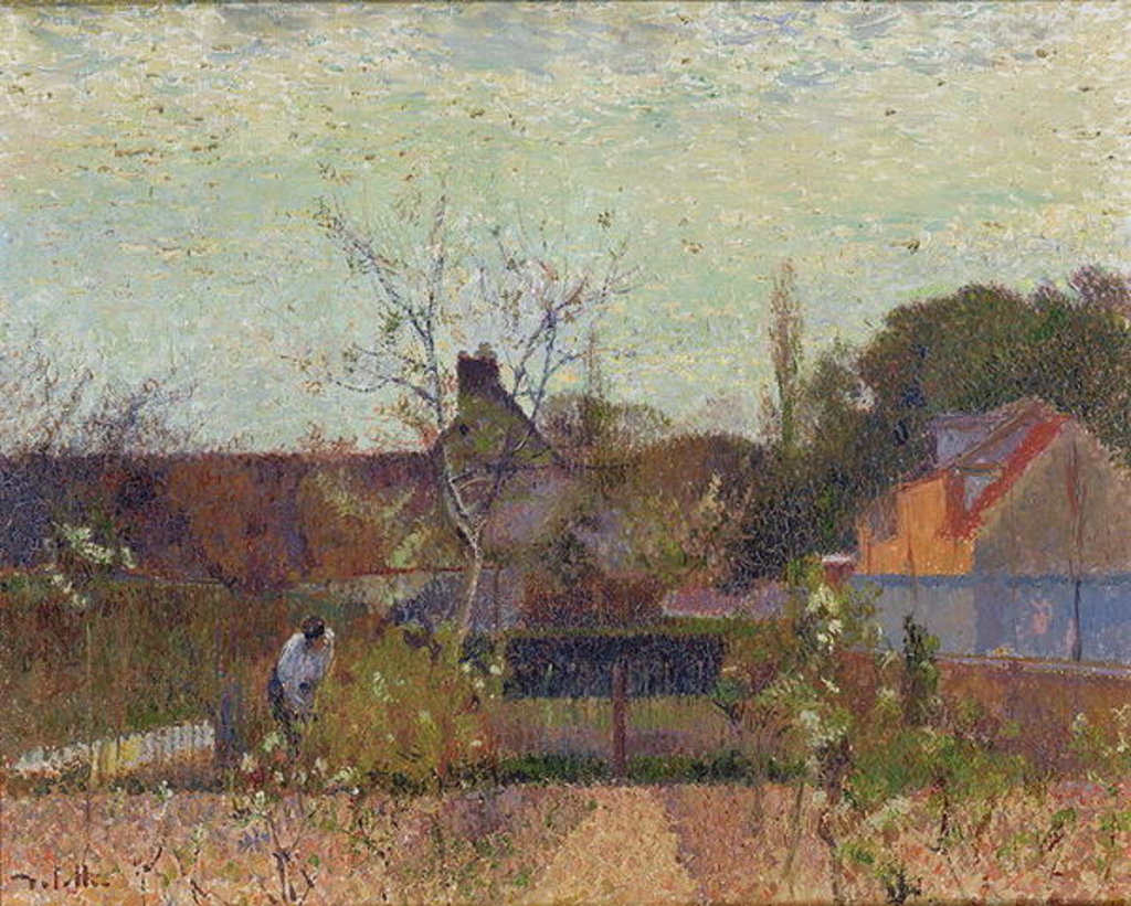 Detail of My Garden in Spring by Joseph Delattre