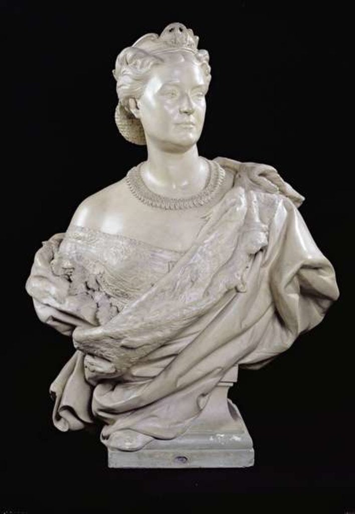 Detail of Bust of Princess Mathilde c.1862-63 by Jean-Baptiste Carpeaux