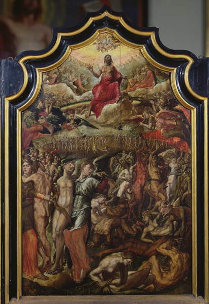Detail of The Last Judgement by Aertgen Claesz van Leyden