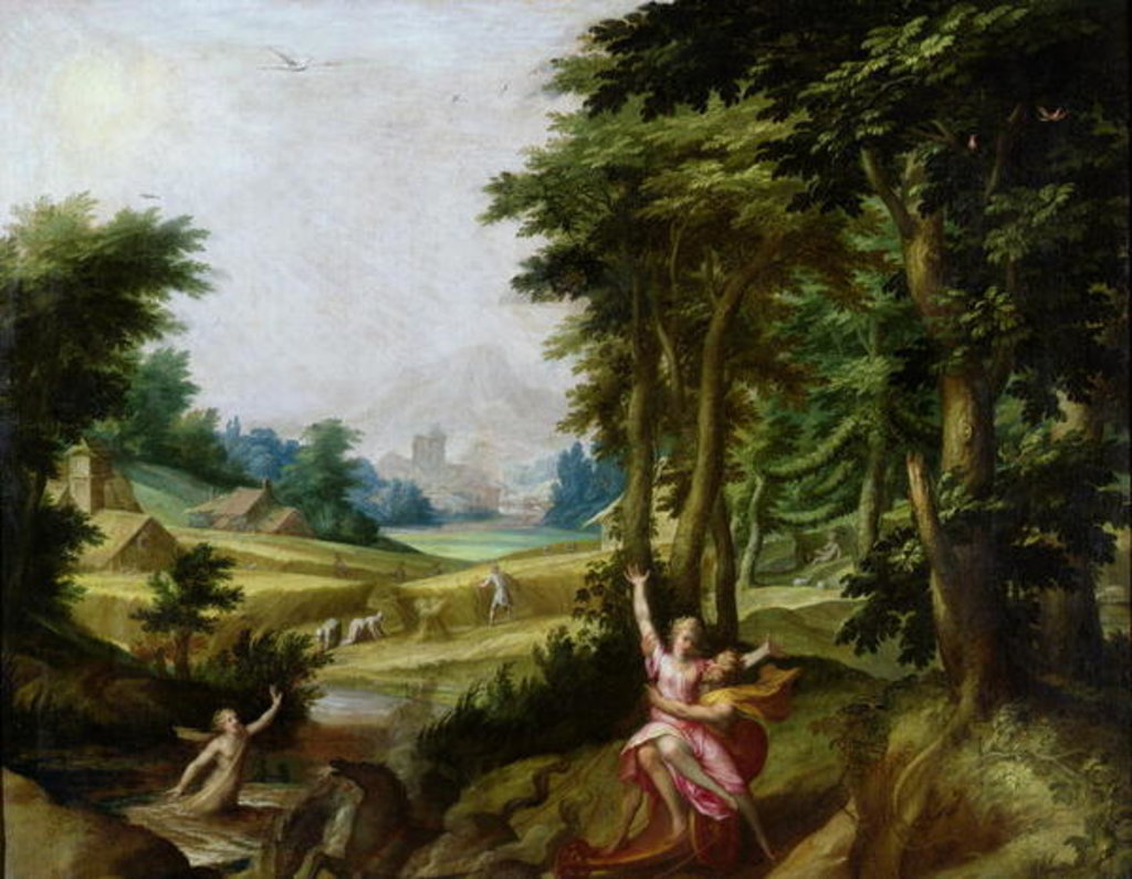 Detail of The Rape of Persephone by Jan Soens