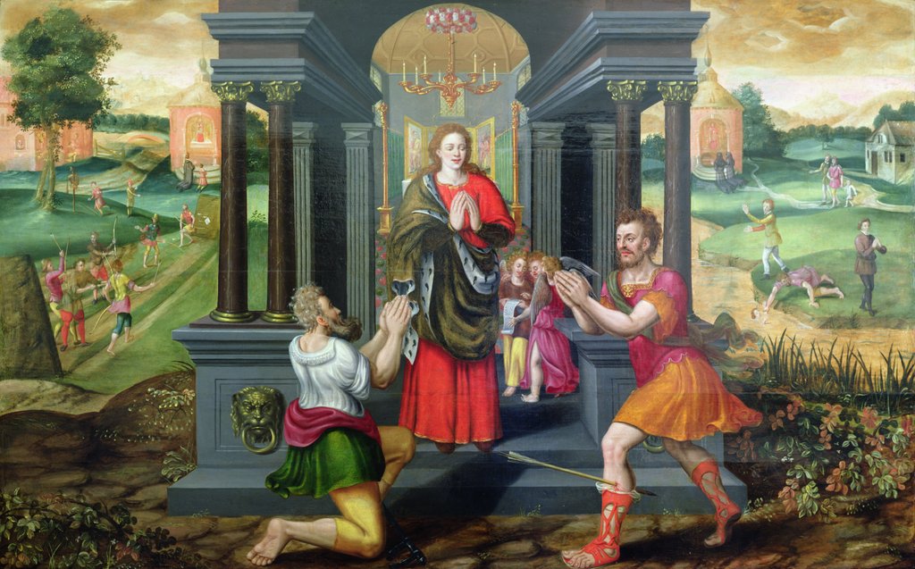 Detail of Notre-Dame de Milan, 1572 by Thomas Oorschote