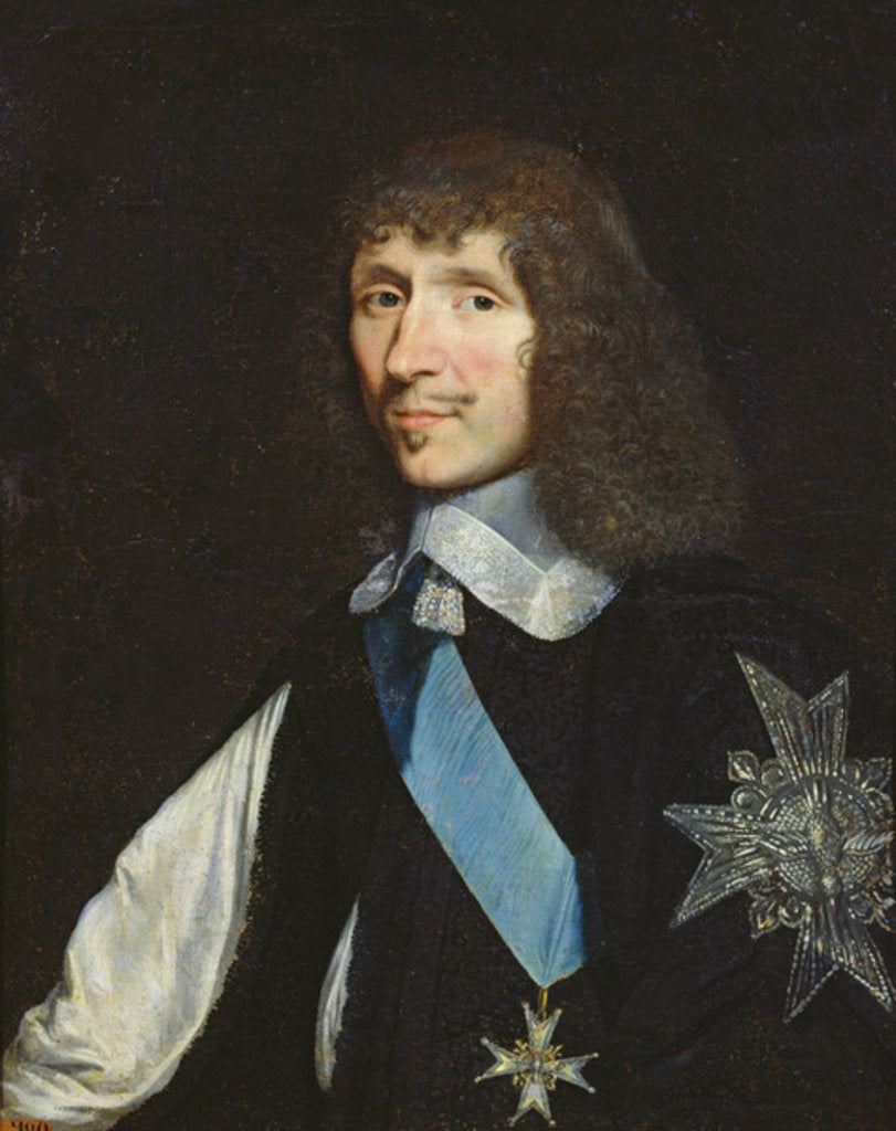 Detail of Leon Bouthilier Comte de Chavigny, after 1643 by Philippe de Champaigne
