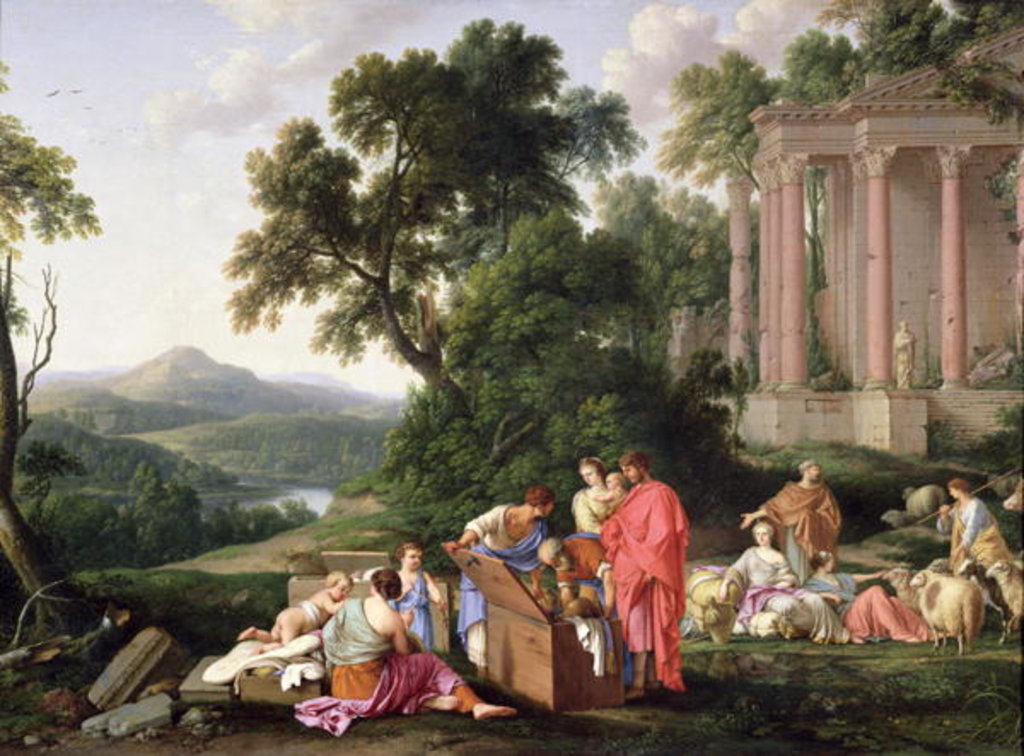 Detail of Laban Searching for the Idols, 1647 by Laurent de La Hyre