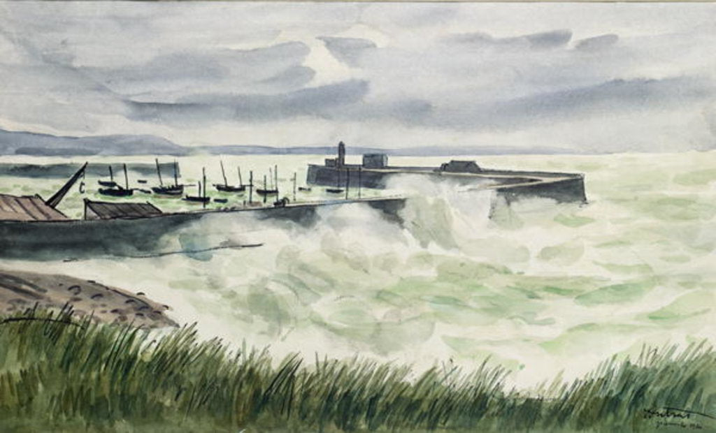 Detail of Granville, Sea Effect, 1936 by Louis Robert Antral
