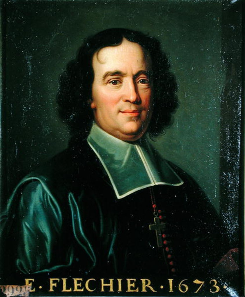 Detail of Esprit Flechier Bishop of Nimes by Hyacinthe Rigaud