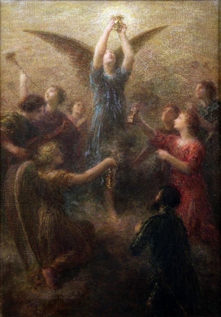 Detail of Lohengrin, 19th century by Ignace Henri Jean Fantin-Latour