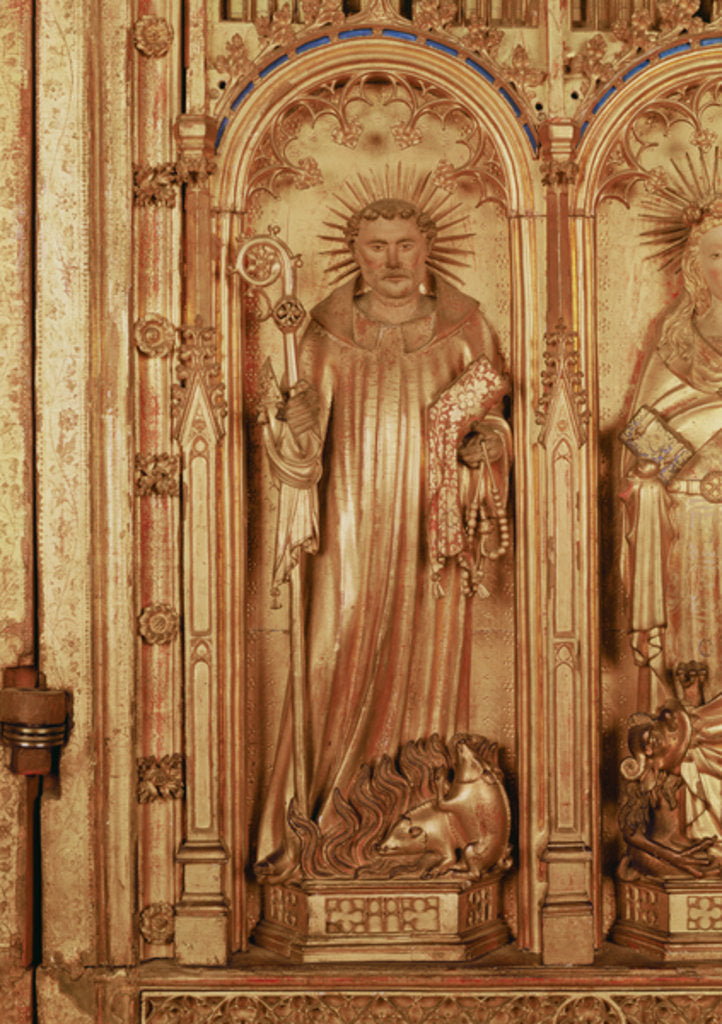 Detail of The Altarpiece of the Crucifixion by Jacques de Baerze or Baers
