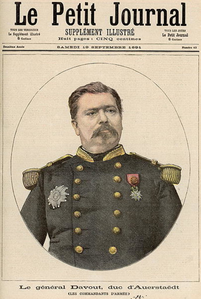 Detail of General Louis Nicolas Davout Duke of Auerstaedt by Fortune Louis Meaulle