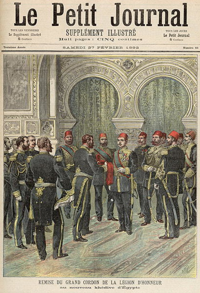 Detail of Return of the Grand Cordon of the Legion of Honour to the New Khedive of Egypt by Henri Meyer