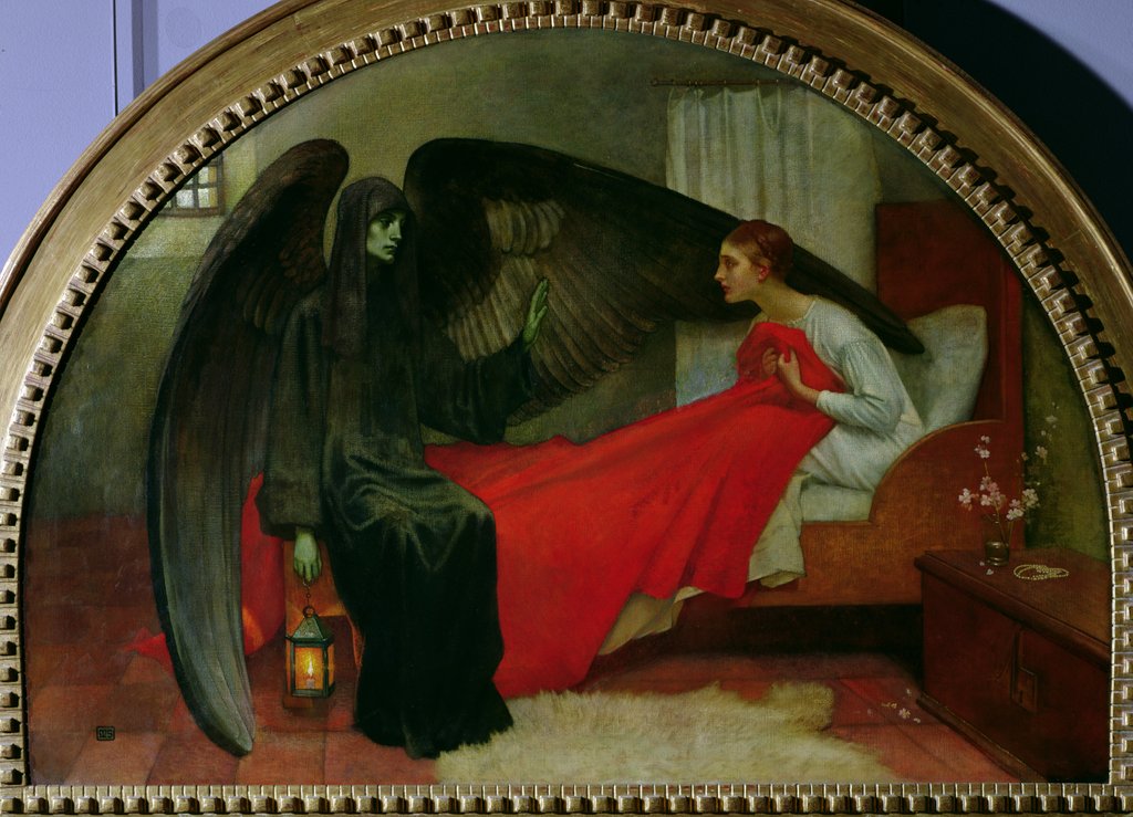 Detail of The Young Girl and Death, c.1900 by Marianne Stokes