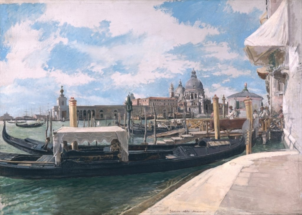 Detail of The Grand Canal, Venice, 1888 by Jean-Louis Ernest Meissonier