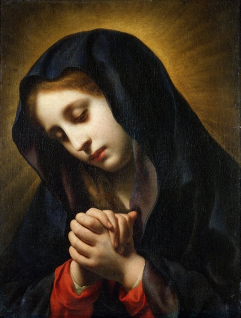 Detail of The Virgin of the Annunciation, c.1653-55 by Carlo Dolci