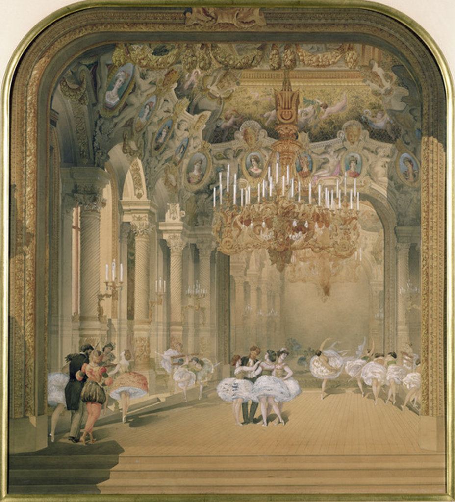 Detail of The Foyer of the Opera during the Interval by French School