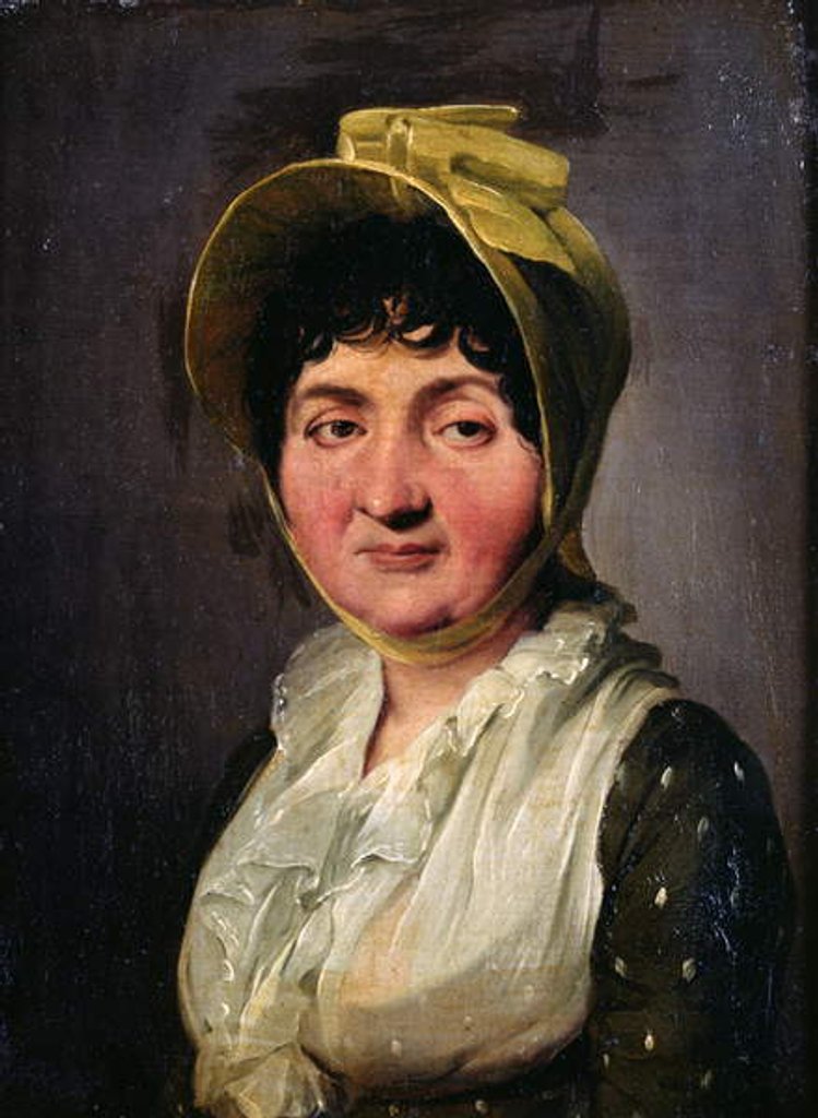 Detail of Portrait of an Old Woman by Louis Leopold Boilly