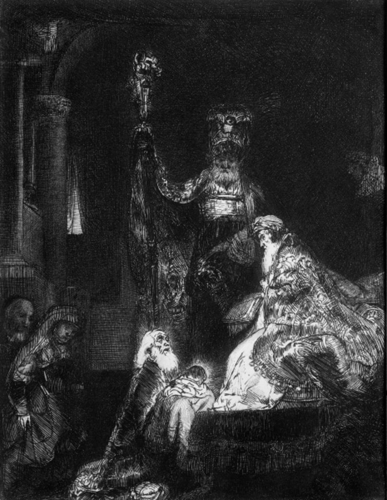 Detail of Presentation in the Temple, 1654 by Rembrandt Harmensz. van Rijn