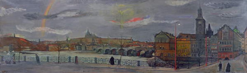 Detail of View of Prague, 1939 by Georges Kars
