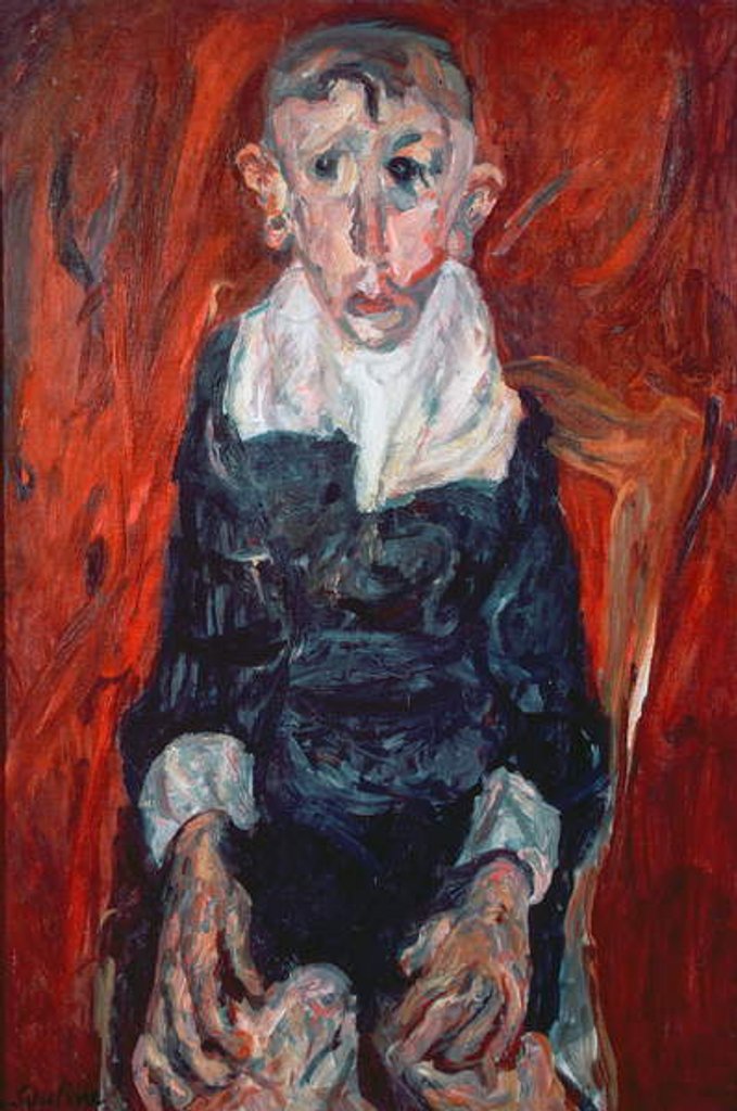 Detail of The Village Idiot by Chaim Soutine