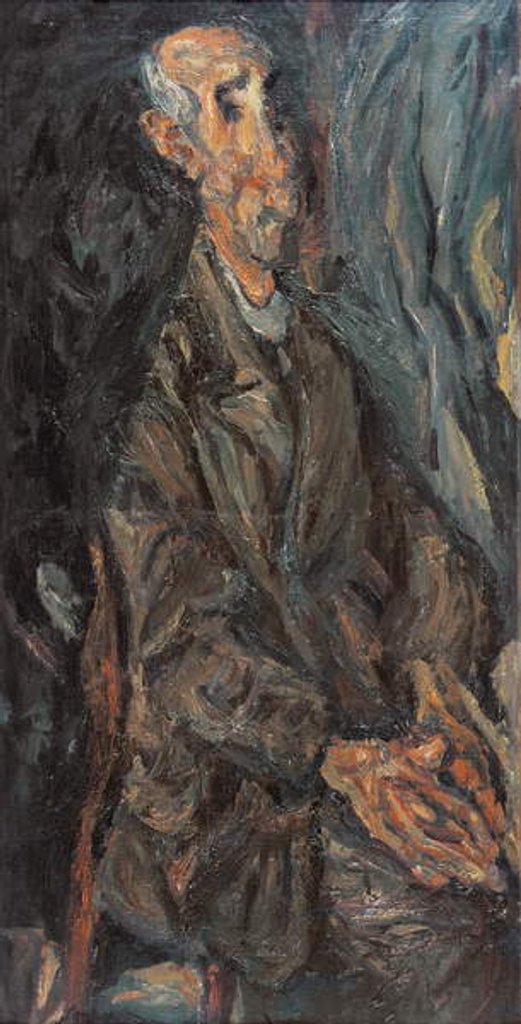 Detail of The Old Man by Chaim Soutine