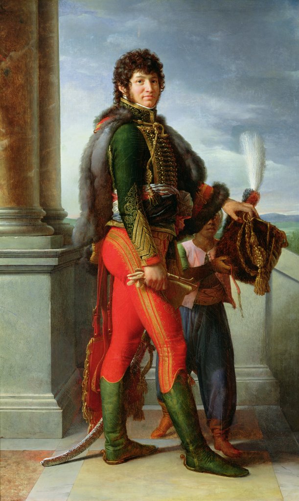 Detail of Joachim Murat 1801 by Francois Pascal Simon Baron Gerard