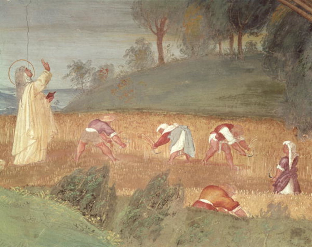 Detail of The Miracles of St. Clare of Assisi by Lorenzo Lotto