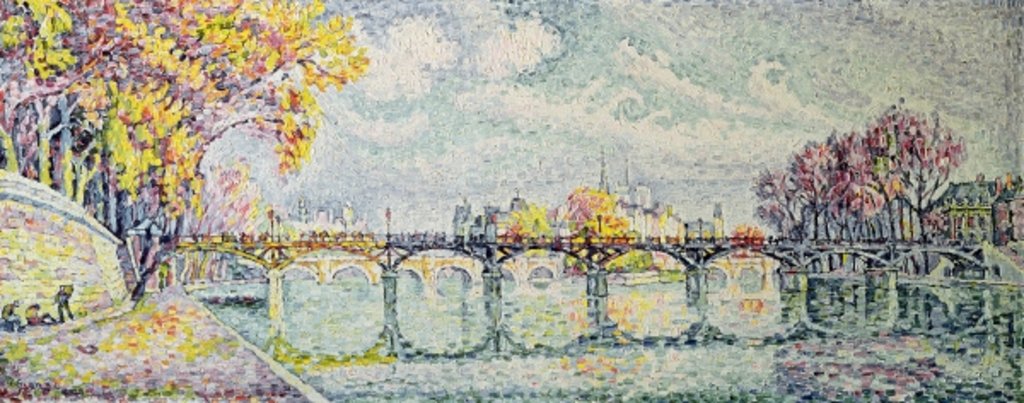 Detail of The Pont des Arts, 1928 by Paul Signac