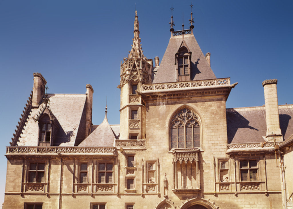 Detail of View of the exterior, 1443-51 by French School