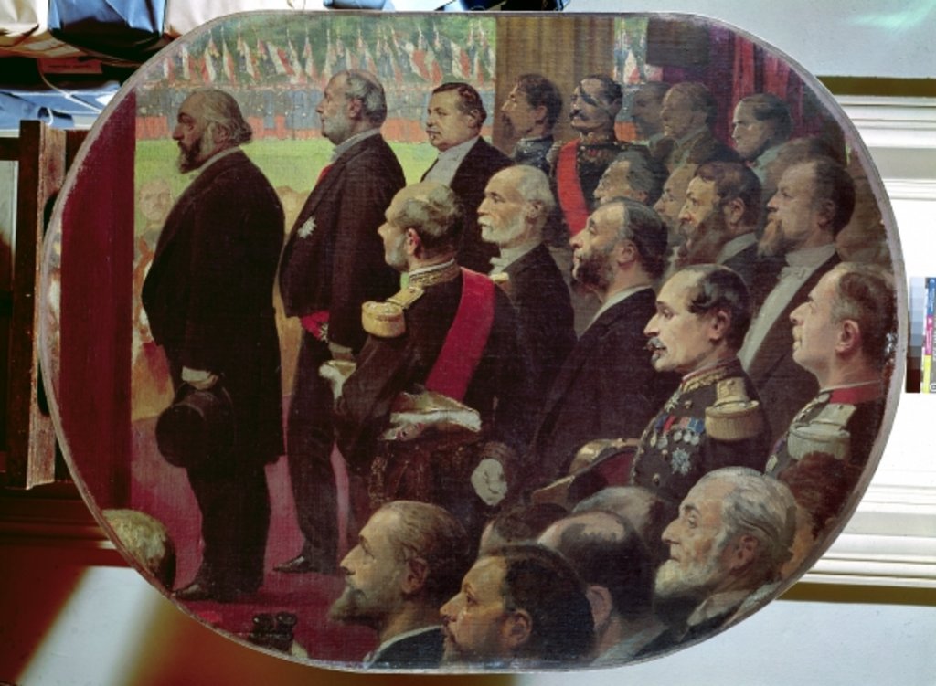 Detail of Distribution of the Flags, 14th July 1880 by Jean-Baptiste Edouard Detaille