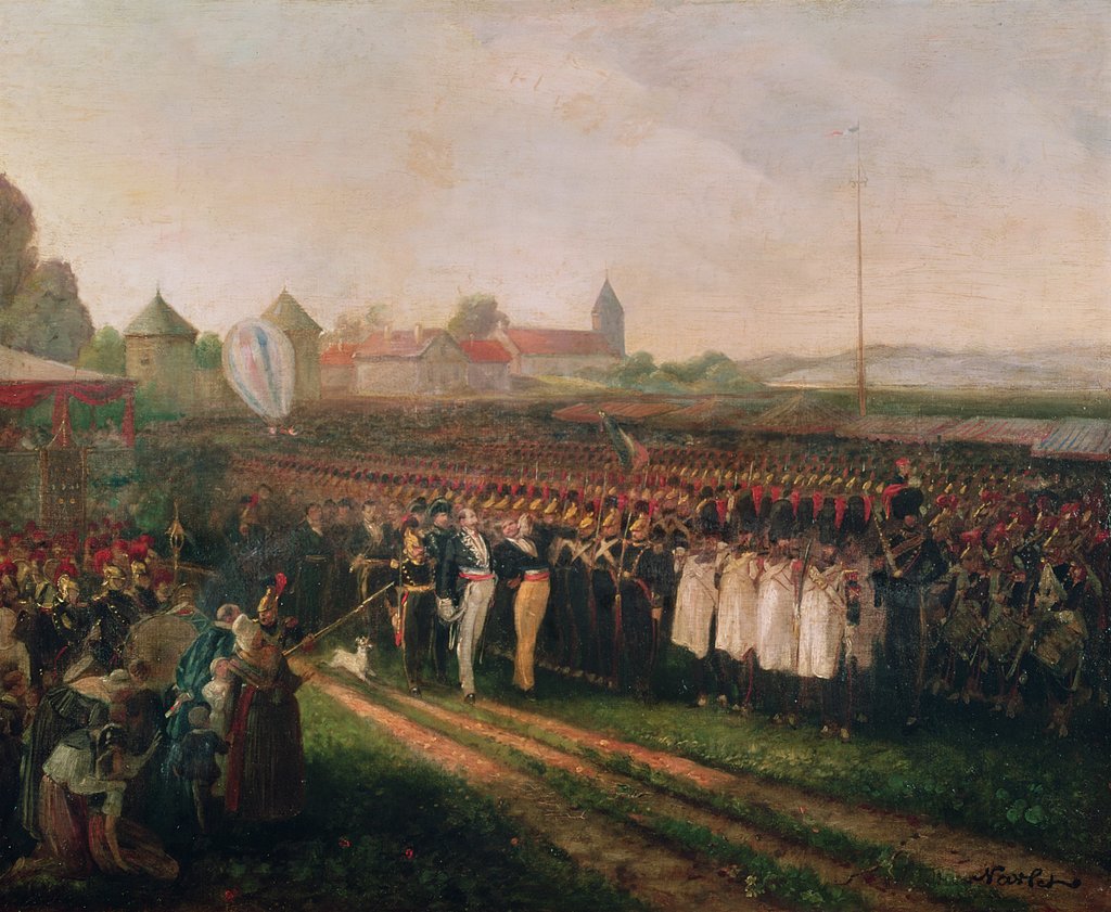 Detail of Review of the National Guard and the Fire Brigade by Joseph Navlet