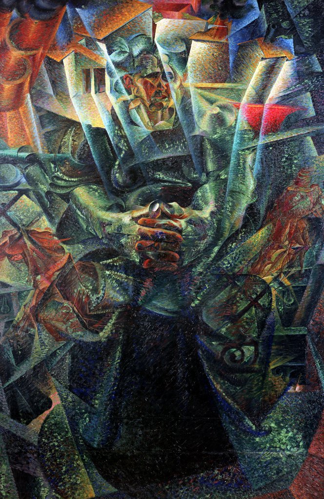 Detail of Materia, 1912 by Umberto Boccioni