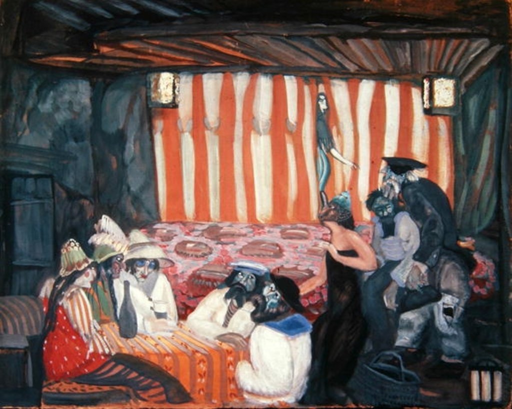 Detail of Cabaret II, 1918 by Boris Dmitrievich Grigoriev